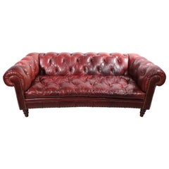 Classic Leather Chesterfield Sofa