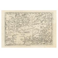 Antique Map of Western Tartary and the Gobi Desert of the Russian Empire, c.1750