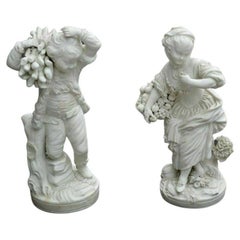 Figurines en porcelaine de Derby du XVIIIe siècle