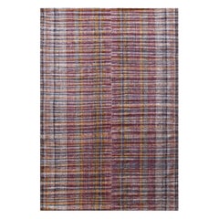 Handwoven Plaid Wool Flatweave