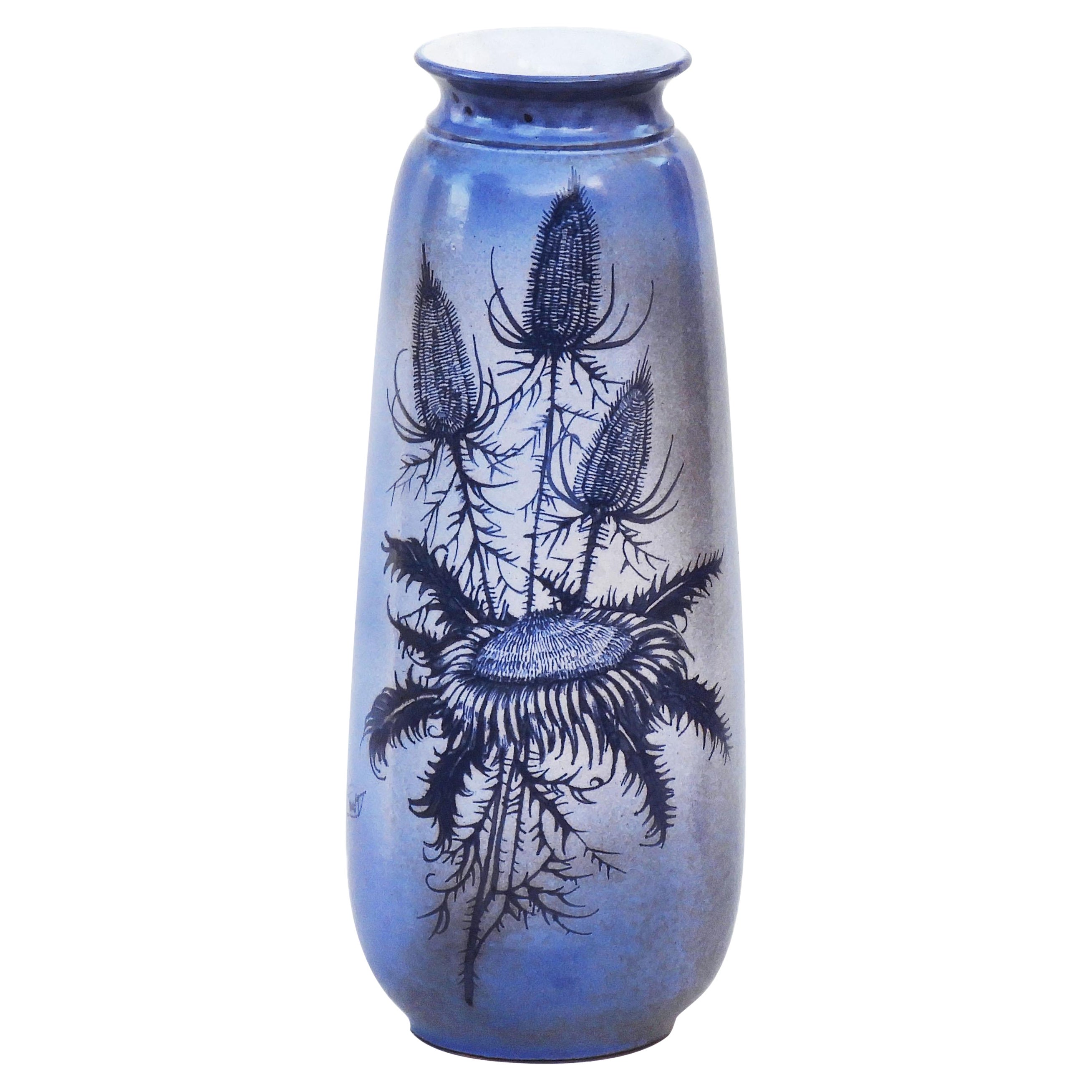 Mid-Century French Ceramic Vase by Jacques Fonck et Jean Mateo for Vallauris For Sale