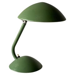 Green Mushroom Table Lamp Model Junior Nova by Nottilux, 1950s, Italy