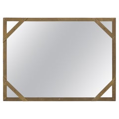 Sarried Ltd. Brass Wall Mirror, Italy