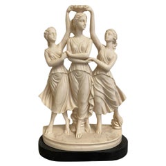 Vintage A. Santini Three Graces Sculpture