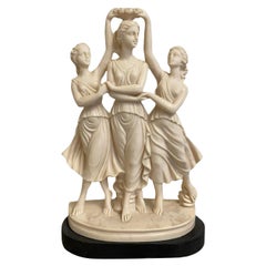 Sculpture des Trois Grâces de A. Santini