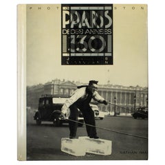 Paris des Années 30 Book, by Jacques Lanzmann, 1987