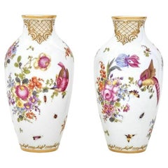 18th Century English Chelsea Porcelain Vases 'a pair'