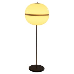 Globe Floor Lamp in Metal and Acrylic 1960s