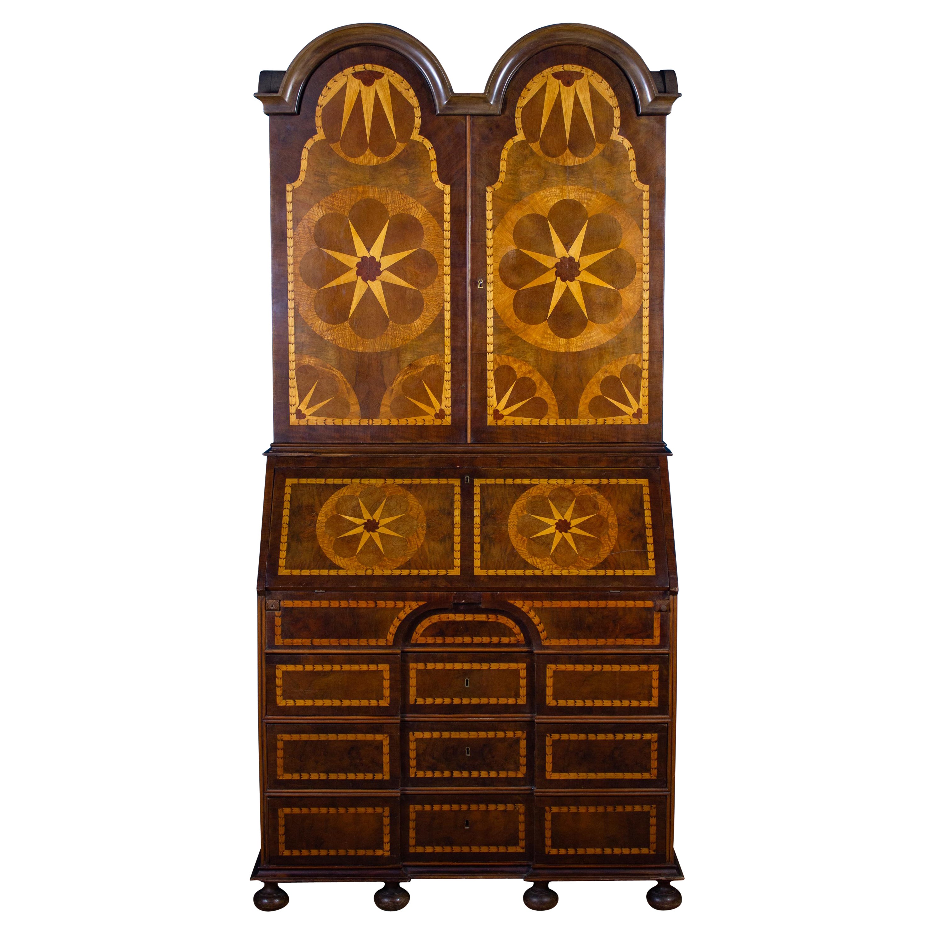 Elegant 19th Century Trumeau Cup Board or Cabinet
