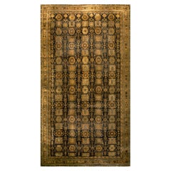 Antique Late 19th Century Indian Agra Carpet ( 12' x 21'8" - 366 x 660 )