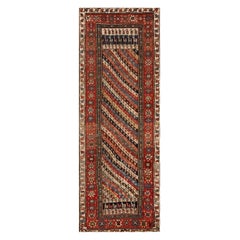 19. Jahrhundert N.W. Persischer Teppich ( 3'6'' x 10' - 107 x 305)