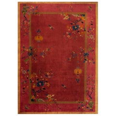 Chinesischer Art-déco-Teppich aus den 1920er Jahren ( 10' x 14' 2''- 305 x 430 cm)