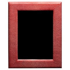 Red Shagreen Frame