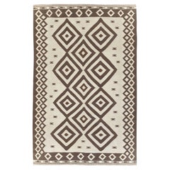 Zeitgenössischer persischer Flachgewebe-Kelim-Teppich im Stammesstil in Zimmergröße