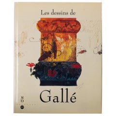 Vintage Gallé Drawings Book by Philippe Thiebaut, 1993