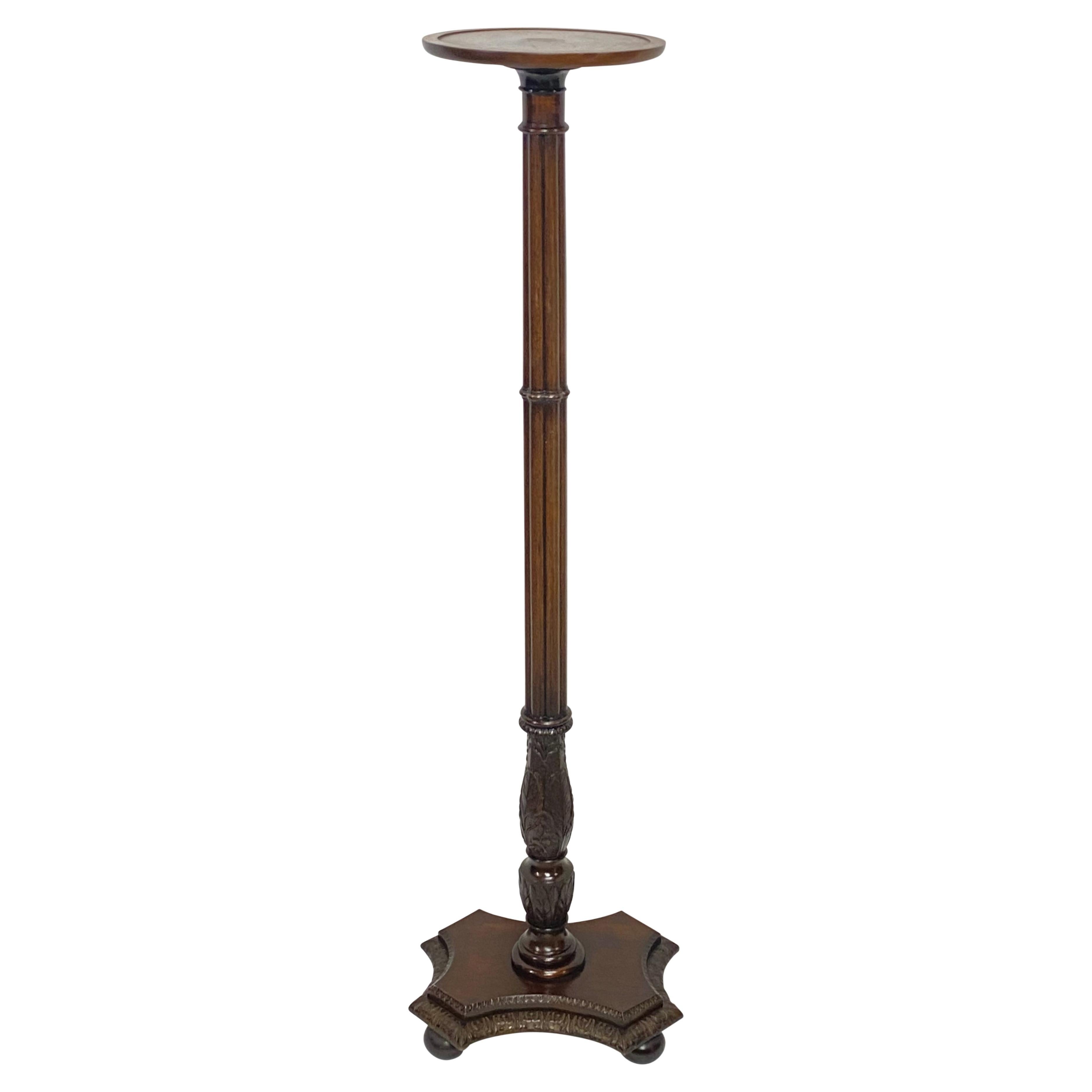 Tall English Georgian Mahogany Fern / Plant Stand, Late 18th-Early 19th Century For Sale