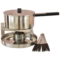 Peter Holmblad Steel Fondue Set for Stelton Denmark