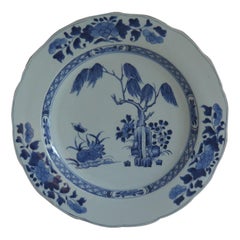 18thC Chinese Porcelain Charger Blue & White, Qing Qianlong circa 1770