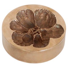 Monique Gerber French Bronze Vide Poche Marguerite Motif Daisy