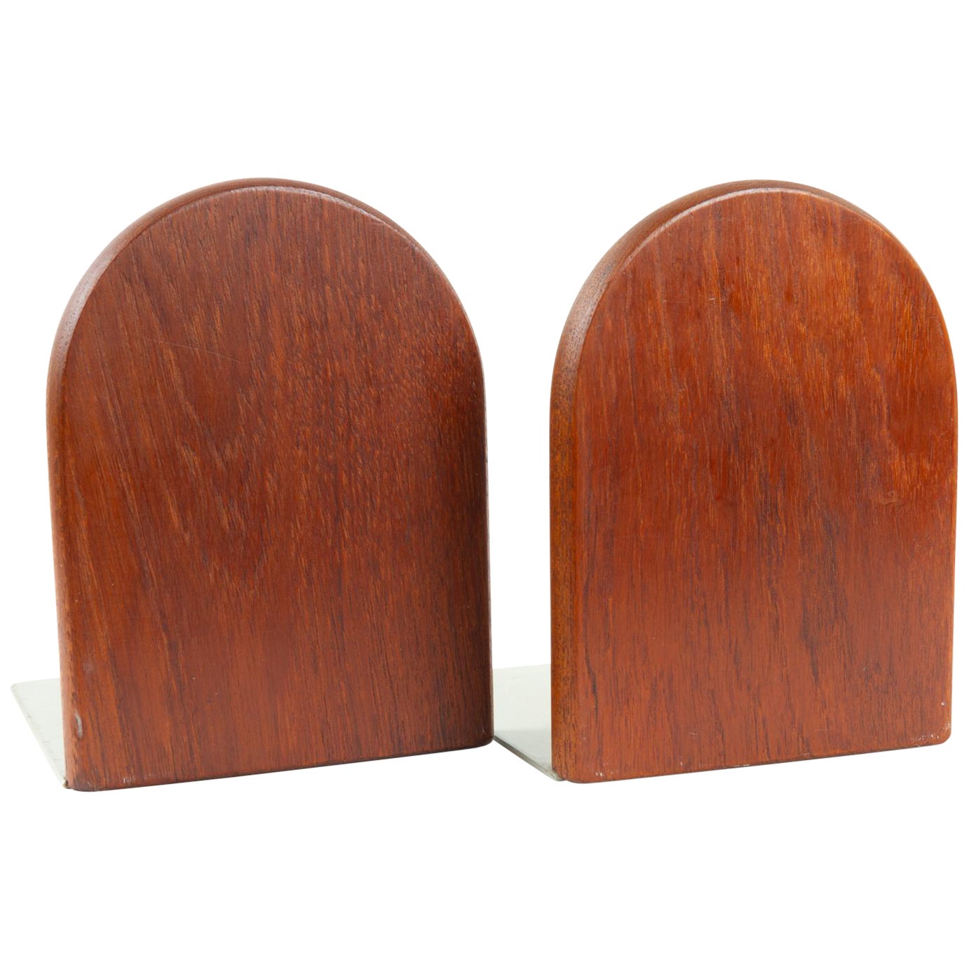 Vintage Danish Teak Bookends 1960s, Set of 2 For Sale