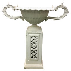 Late 20th Century Cast Aluminum Trophy Urns  