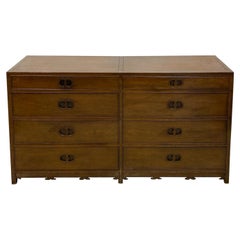 Michael Taylor Baker Modern Far East Mahogany Chest or Credenza, 2 Available