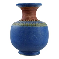 Klase for Höganäs, Unique Vase in Glazed Stoneware, 1960s