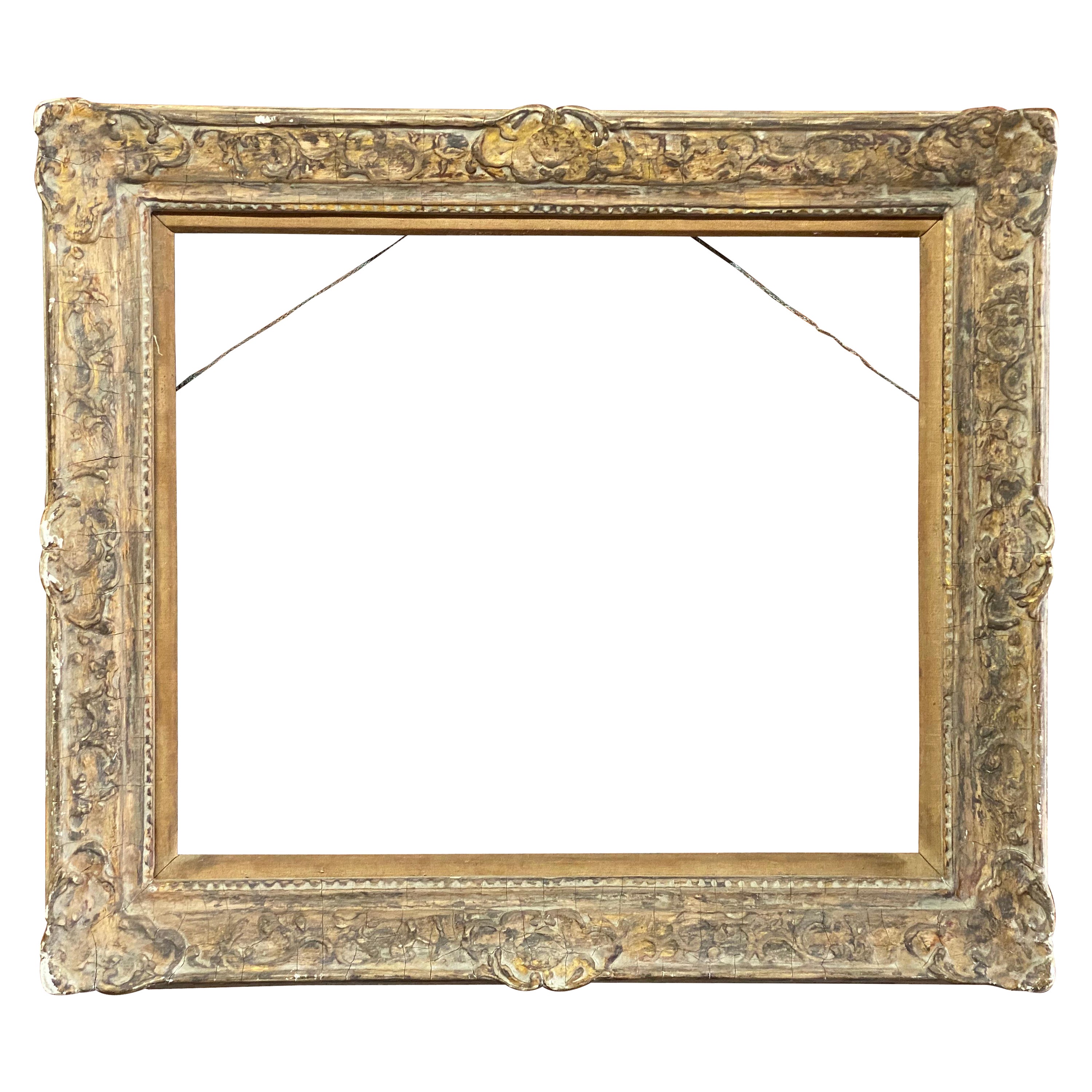 Newcomb-Macklin Beaux Arts Style Carved and Gesso Frame