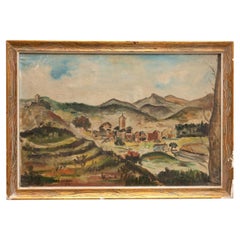 Painting by Ballesteros, Oil on Canvas, 1974