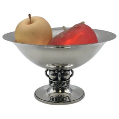 La Paglia International Sterling Silver Centerpiece Bowl in Modern Jensen Style