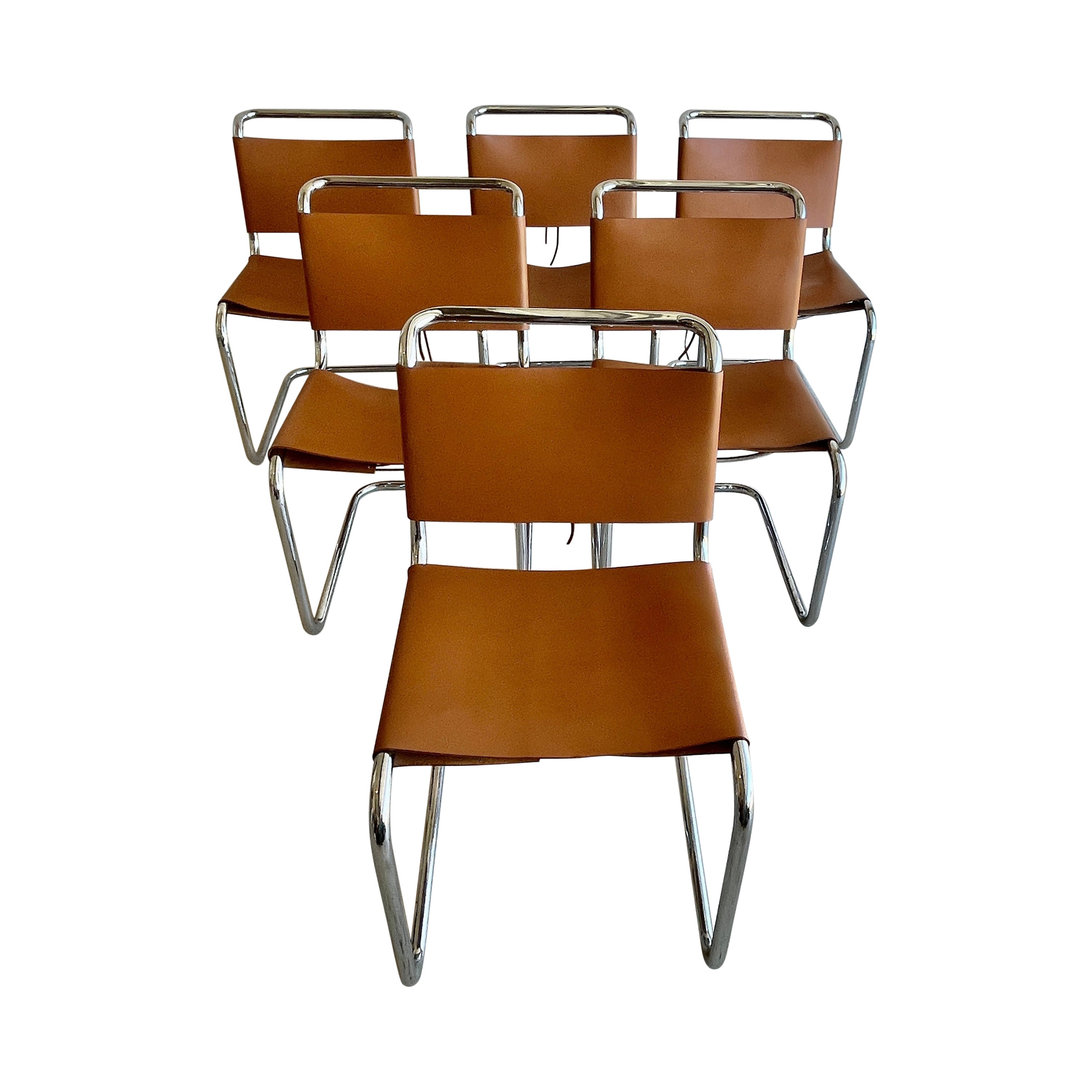Spoleto Dining Chairs Attributed to Knoll