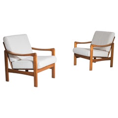 1960s Danish Modern Armchairs, a Pair