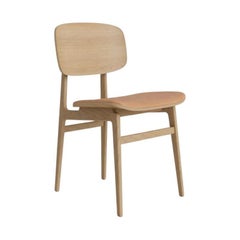 Ny11 Chair in Natural Oak with Dunes Camel 21004 Leather Seat