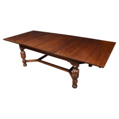 Used Oak Extending Dining Table