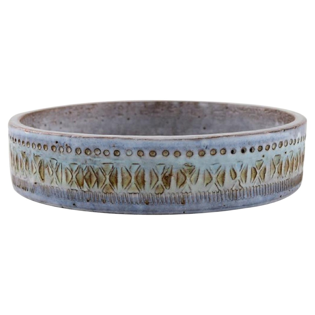 Upsala-Ekeby Bowl in Glazed Ceramics, Mid-20th C