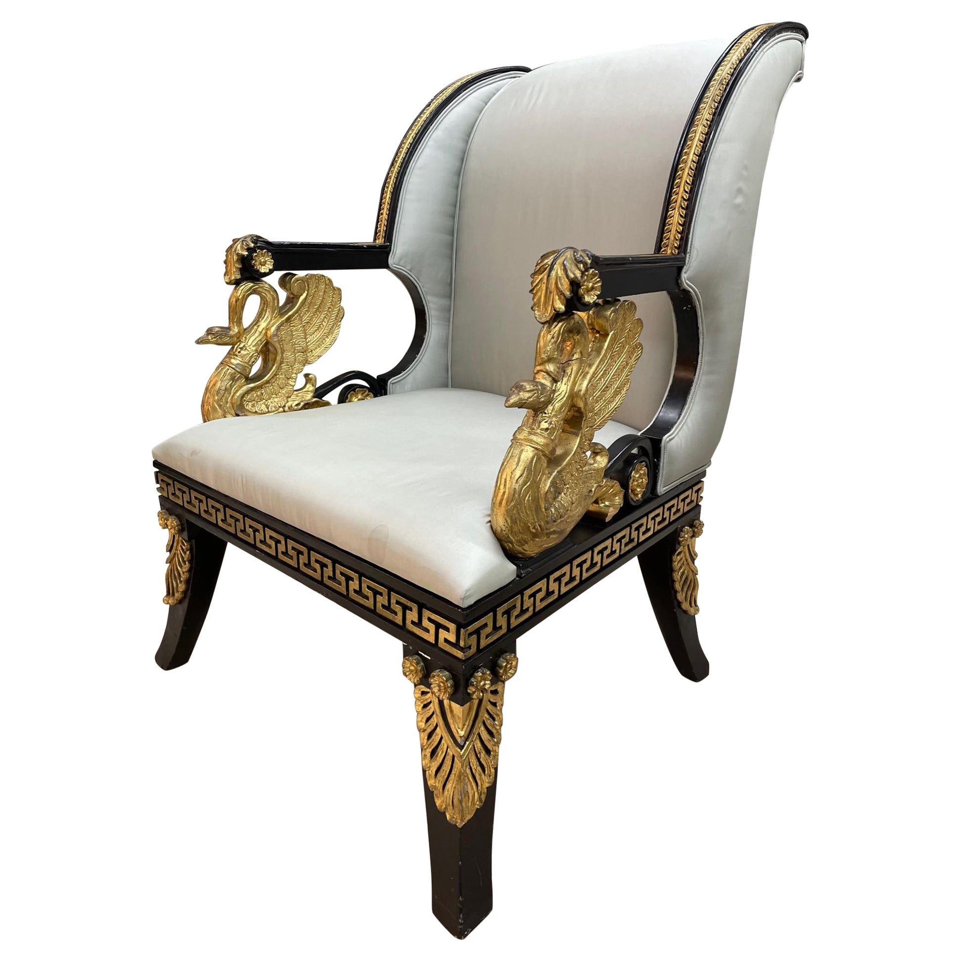 Hollywood Regency Style Throne, Lounge, Chair