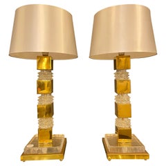 Pair of Table Lamps, Italy, 1960s