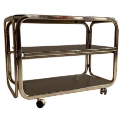 Vintage Bar Cart Brass Style