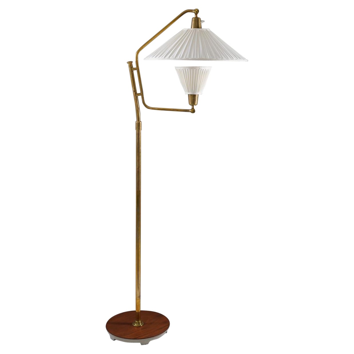 Scandinavian Midcentury Floor Lamp by Bertil Brisborg for NK