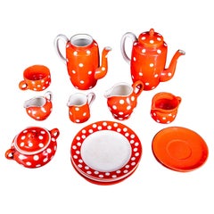 Eclectic Polkadot Ceramics Set