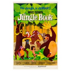 'The Jungle Book' Original Vintage Movie Poster, American, 1967