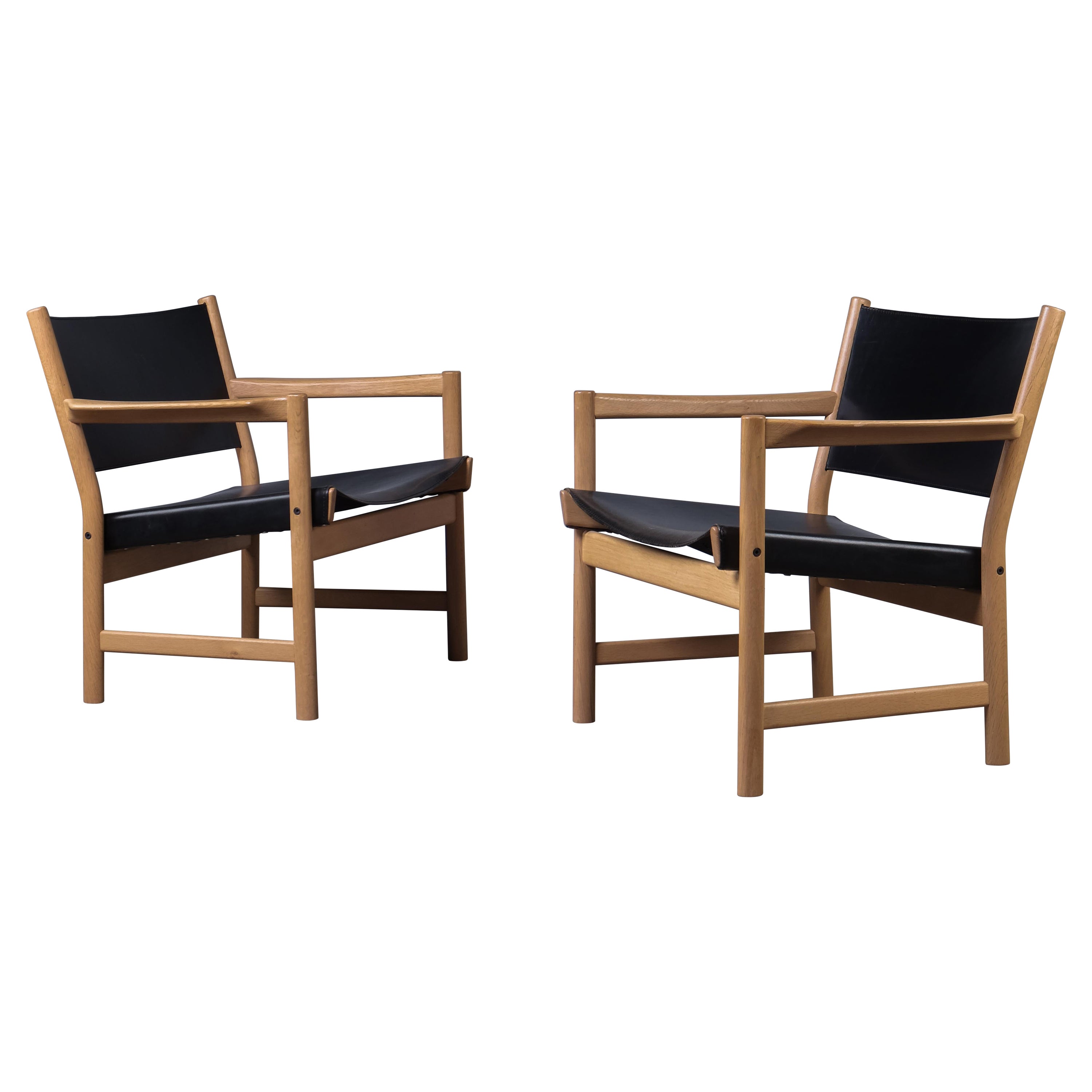 Pair of Alf Svensson Armchairs, Sweden, 1960s