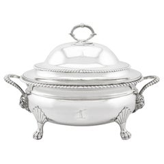 Antique George III Sterling Silver Soup Tureen
