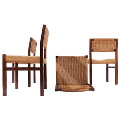 4 Dutch Design Dining Chairs Arnold Merckx for Fristho, 1973