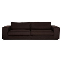 Bolia Sepia Fabric Sofa Brown Three-Seat Couch For Sale at 1stDibs