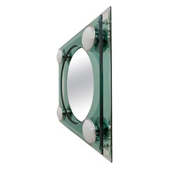 Antonio Lupi Mid-Century Modern Italian Mirror Lighted, 1970s