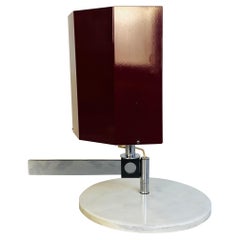 Vintage Italian Bauhaus Metal Table Lamp by Carl Jacob Jucker for Imago DP, 1960s