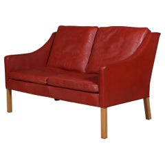 Børge Mogensen Two-Seat Sofa, Model 2208, Original Upholstery