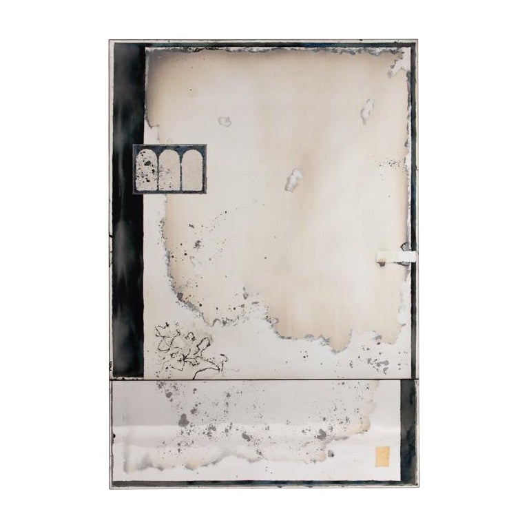 Kiko Lopez, Monolith Series #4, Hand-silvered Wall Mirror, France, 2021 For Sale