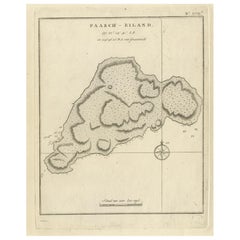 Antique Map of Easter Island, Polynesia, 1803